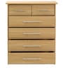 Hanako Chest of Six Drawers in Oak Finish