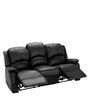Chestro 3 Seater Recliner in Black Colour