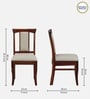 Chetas  Sheesham Wood Dining Chairs In Honey Oak Finish (Set of 2)