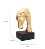 Cheval Horse Gold Resin Figurine