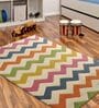 Multicolor Abstract Wool 3 ft x 5 ft Kids Carpet