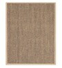 Black Chevron Jute & Cotton Woven 5X7 Ft Carpet