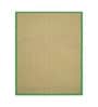 Green Chevron Jute & Cotton Woven 3X5 Ft Carpet
