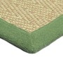 Green Chevron Jute & Cotton Woven 3X5 Ft Carpet