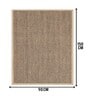 Black Chevron Jute & Cotton Woven 3X5 Ft Carpet