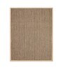 Black Chevron Jute & Cotton Woven 3X5 Ft Carpet