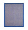 Blue Chevron Jute & Cotton Woven 3X5 Ft Carpet