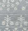 Blue Persian Wool 5 ft x 7 ft Hand Tufted Carpet
