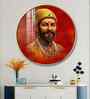 Chhatrapati Shivaji Maharaj Acrylic Round Wall Art
