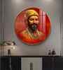 Chhatrapati Shivaji Maharaj Acrylic Round Wall Art