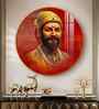 Chhatrapati Shivaji Maharaj Acrylic Round Wall Art