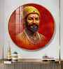 Chhatrapati Shivaji Maharaj Acrylic Round Wall Art