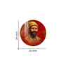 Chhatrapati Shivaji Maharaj Acrylic Round Wall Art