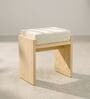 Chibi Boucle Stool In Pine Wood Finish
