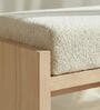 Chibi Boucle Stool In Pine Wood Finish