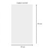 Transparent PVC Golden Lace Border (60 x 40) 4 SeaterTable Cloth