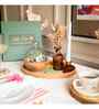 Chic Glass Dome Server with Wooden Base