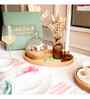 Chic Glass Dome Server with Wooden Base