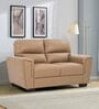 Royaloak Chic Leatherette 2 Seater Sofa in Beige Colour