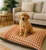 Chic Printed Knife Edge Bed for Dogs