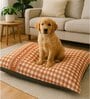 Chic Printed Knife Edge Bed for Dogs