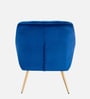 Chic Velvet Guest Chairs In Blue  Colour
