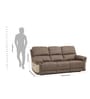Chicago 3 Seater Recliner In Beige Colour