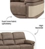 Chicago 3 Seater Recliner In Beige Colour