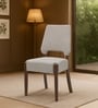 Chicago American Fabric Dining Chair In Beige Color