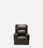 Chicago Leatherette Manual 1 Seater Recliner In Brown Colour