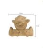 Brown Contemporary Twisted Clay Floor Planter