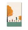 Children's Joyful Outdoor Playtime Canvas Wall Painting for Set of 2 Black Frame