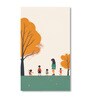 Children's Joyful Outdoor Playtime Canvas Wall Painting for Set of 2 Stretch Canvas Frame