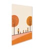 Children's Joyful Outdoor Playtime Canvas Wall Painting for Set of 2 White Frame