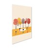 Children's Joyful Outdoor Playtime Canvas Wall Painting Set of 2 White Frame