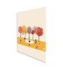Children's Joyful Outdoor Playtime Canvas Wall Painting Set of 2 White Frame
