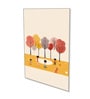 Children's Joyful Outdoor Playtime Canvas Wall Painting Set of 4 Black Frame