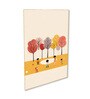 Children's Joyful Outdoor Playtime Canvas Wall Painting Set of 4 Gold Frame