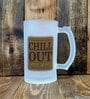 Chill Out 400 ml Glass Beer Mug