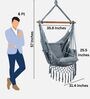 Chinkara Fabric Swing in Blue Colour