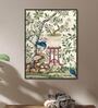 Chinoiserie Reloaded Multicolor Canvas Framed Wildlife Art Print