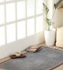 Chintz Handprinted Block Print Cotton 3x5 ft Rug Coral & Powder Blue