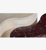 Chip And Dale Marble Top Coffee Table (Set Of 2) In White Wash Finish