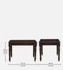 Chippa Solid Wood 4 Seater Dining Table In Tubbaq Finish