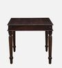 Chippa Solid Wood 4 Seater Dining Table In Tubbaq Finish
