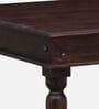 Chippa Solid Wood 4 Seater Dining Table In Tubbaq Finish