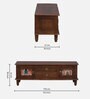 Chippa Solid Wood TV Console in Tubbaq Finish for TVs up to 50"