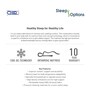 Chiro 6 inch Rebonded Foam Queen Size Mattress