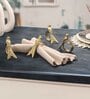 Chirp Loops Napkin Rings-Gold (Pack Of 4)