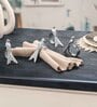 Chirp Loops Napkin Rings-Silver (Pack Of 4)